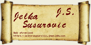 Jelka Susurović vizit kartica